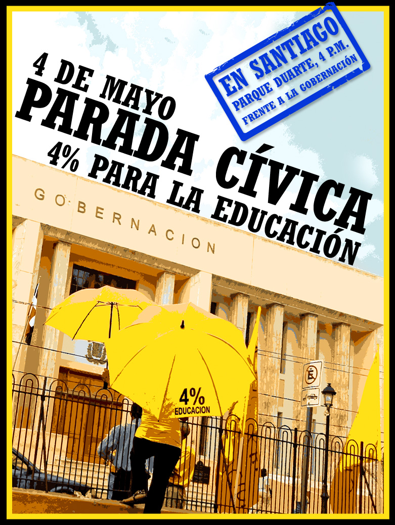 Parada Cívica por el 4% para la Educación