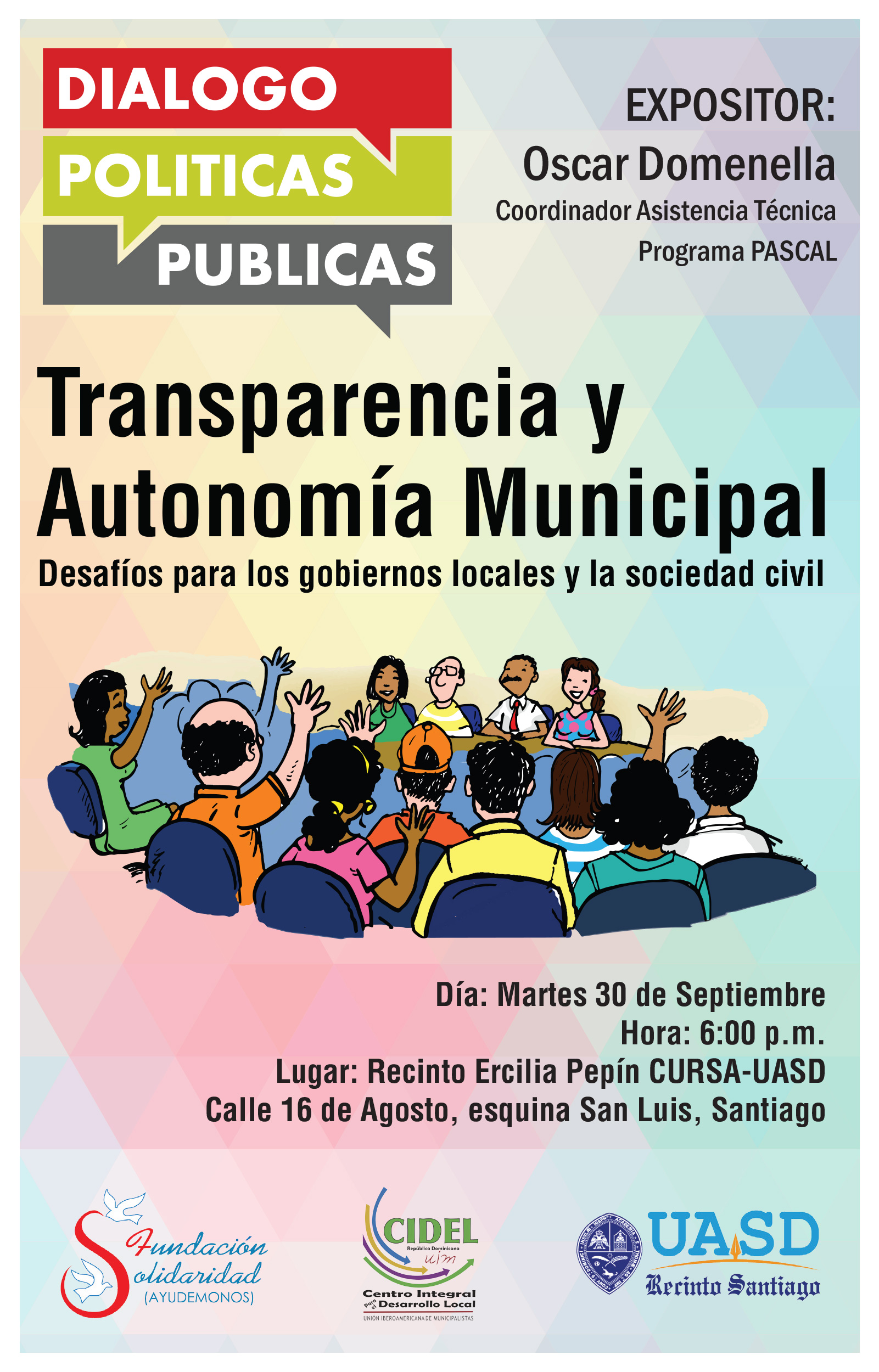 Debatirán sobre Transparencia y Autonomía Municipal