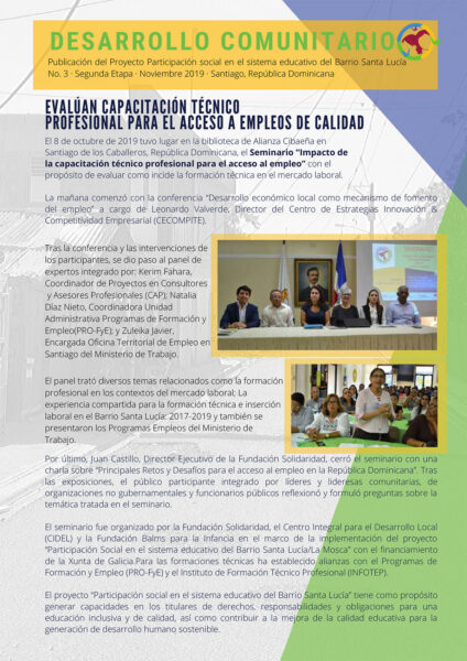 Boletín Desarrollo Comunitario 03