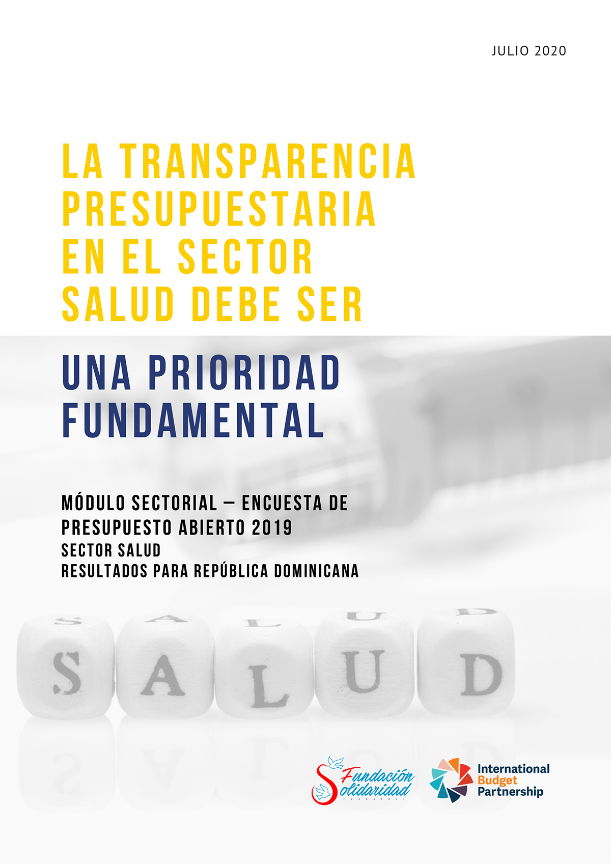 Encuesta de Presupuesto Abierto 2019 Sector Salud Republica Dominicana