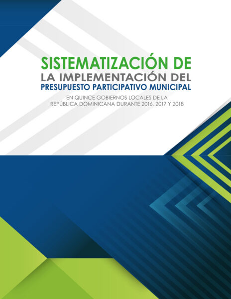 Sistematización de la Implementación del Presupuesto Participativo Municipal