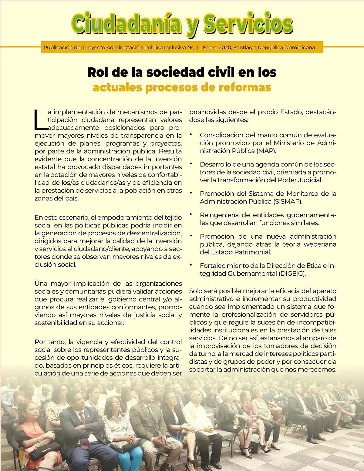 Revista Ciudadania y Servicios